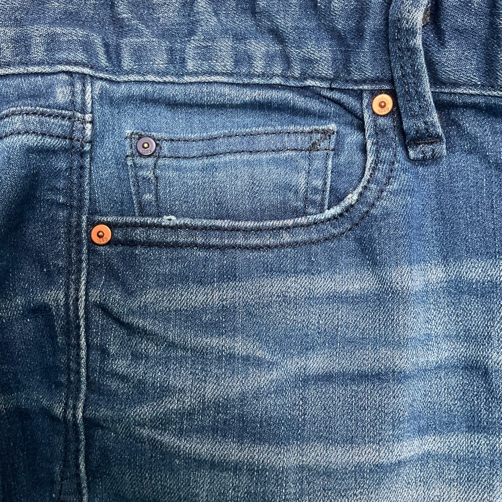 Gap 1969 blue Straight Leg Jeans - Picture 8 of 14